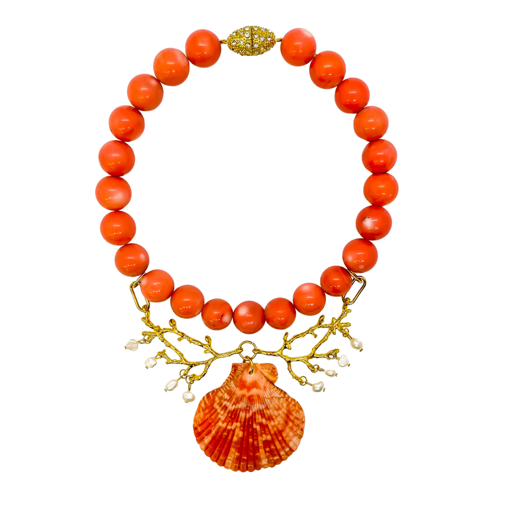 Coral Necklace | Anoushka Van Rijn NZ Jewellery Designer 