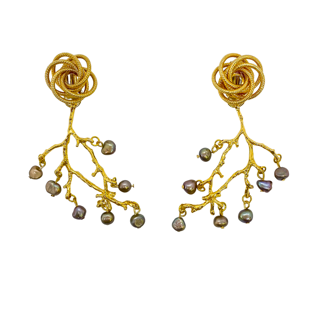 Love Spiral Earrings | Anoushka Van Rijn NZ Jewellery Designer 