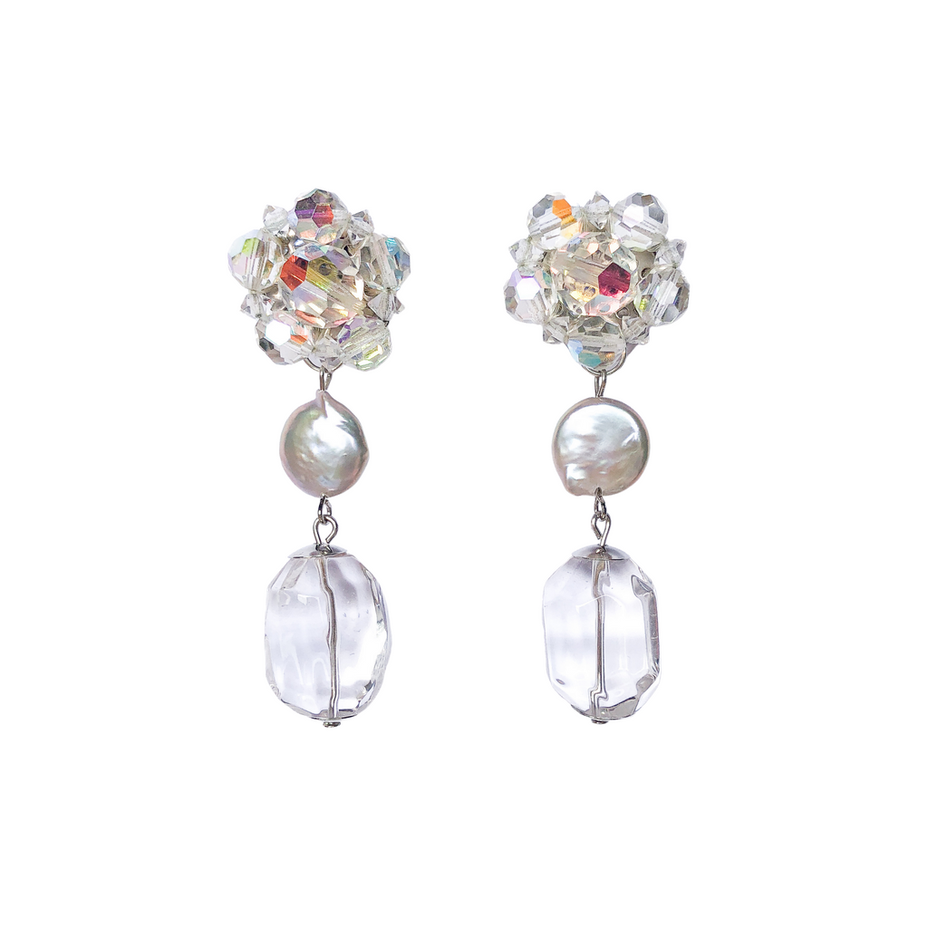 Crystal Dream Earrings | Anoushka Van Rijn NZ Jewellery Designer 