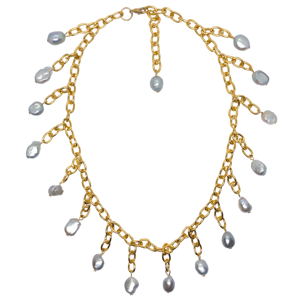 Pearl Drop Choker | Anoushka Van Rijn NZ Jewellery Designer 