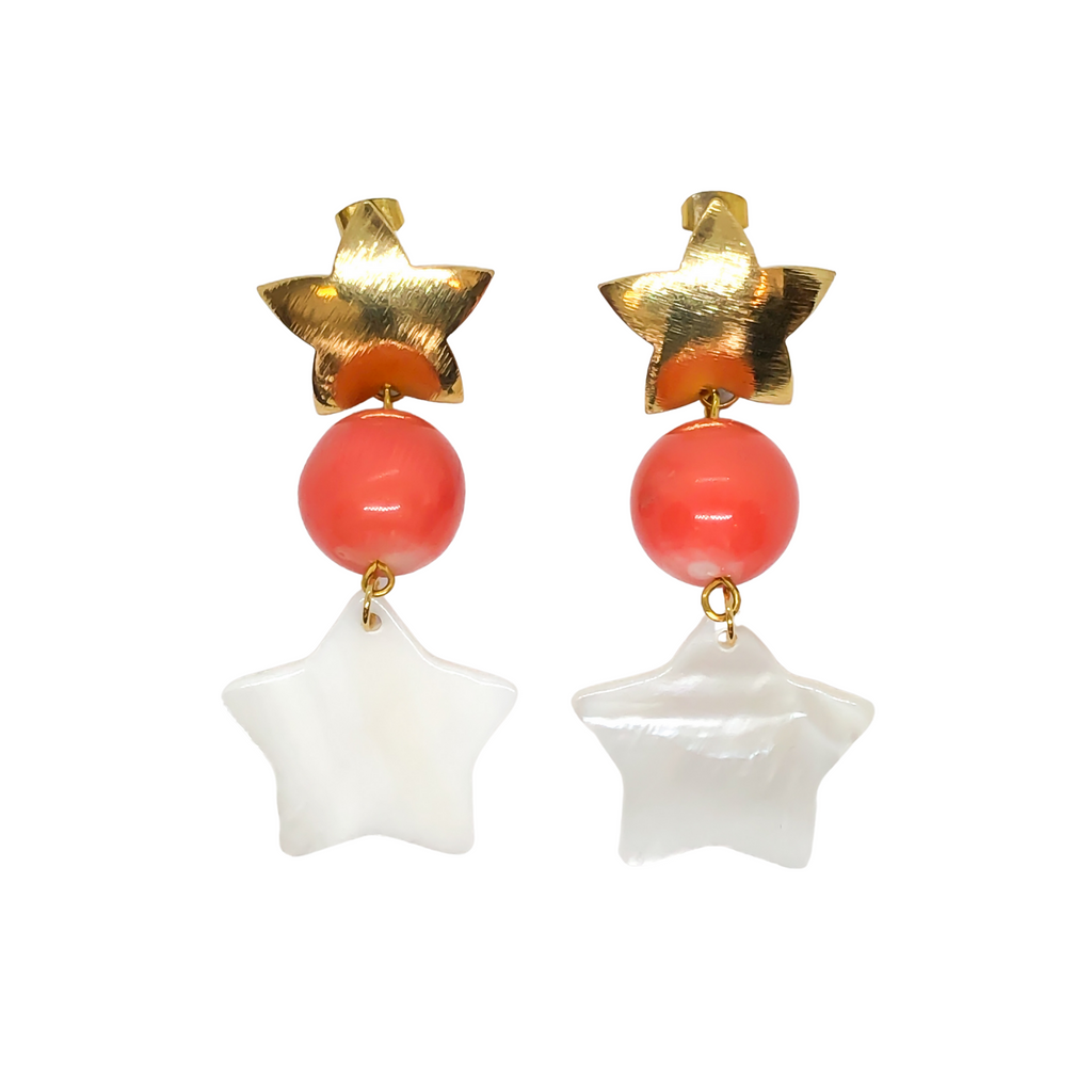 Star Love Earrings | Anoushka Van Rijn NZ Jewellery Designer 