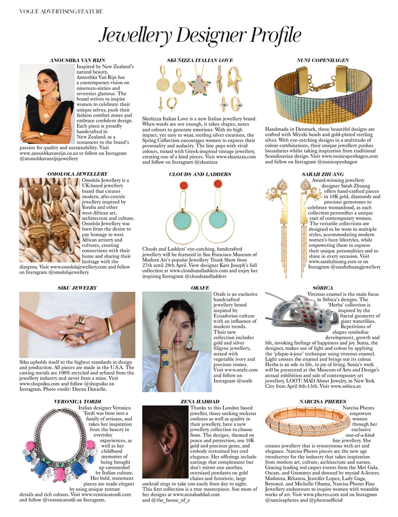 BRITISH VOGUE 8 APRIL 2019