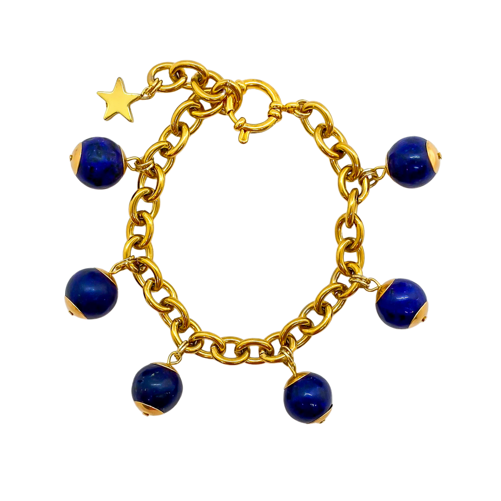 Lapis Lazuli Bracelet  | Anoushka Van Rijn NZ Jewellery Designer 
