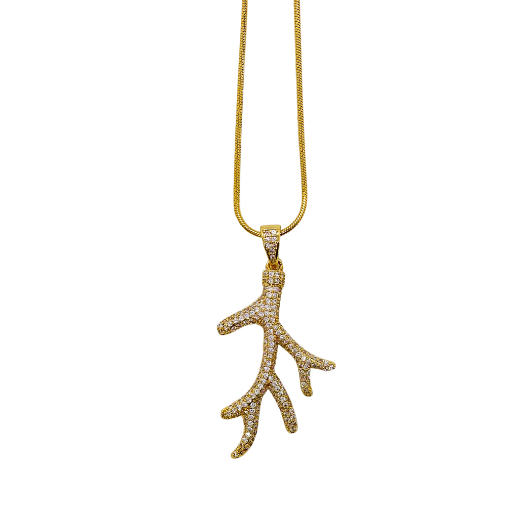 Crystal Coral Charm | Anoushka Van Rijn NZ Jewellery Designer 