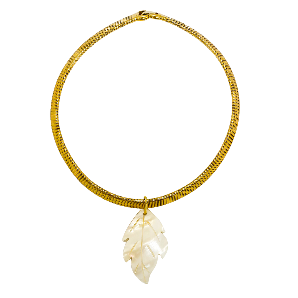 Leaf Choker | Anoushka Van Rijn NZ Jewellery Designer 