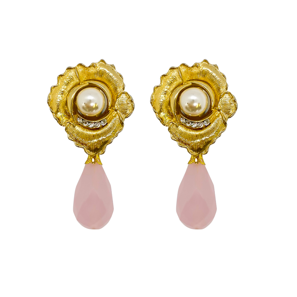 Rose Earrings | Anoushka Van Rijn NZ Jewellery Designer 