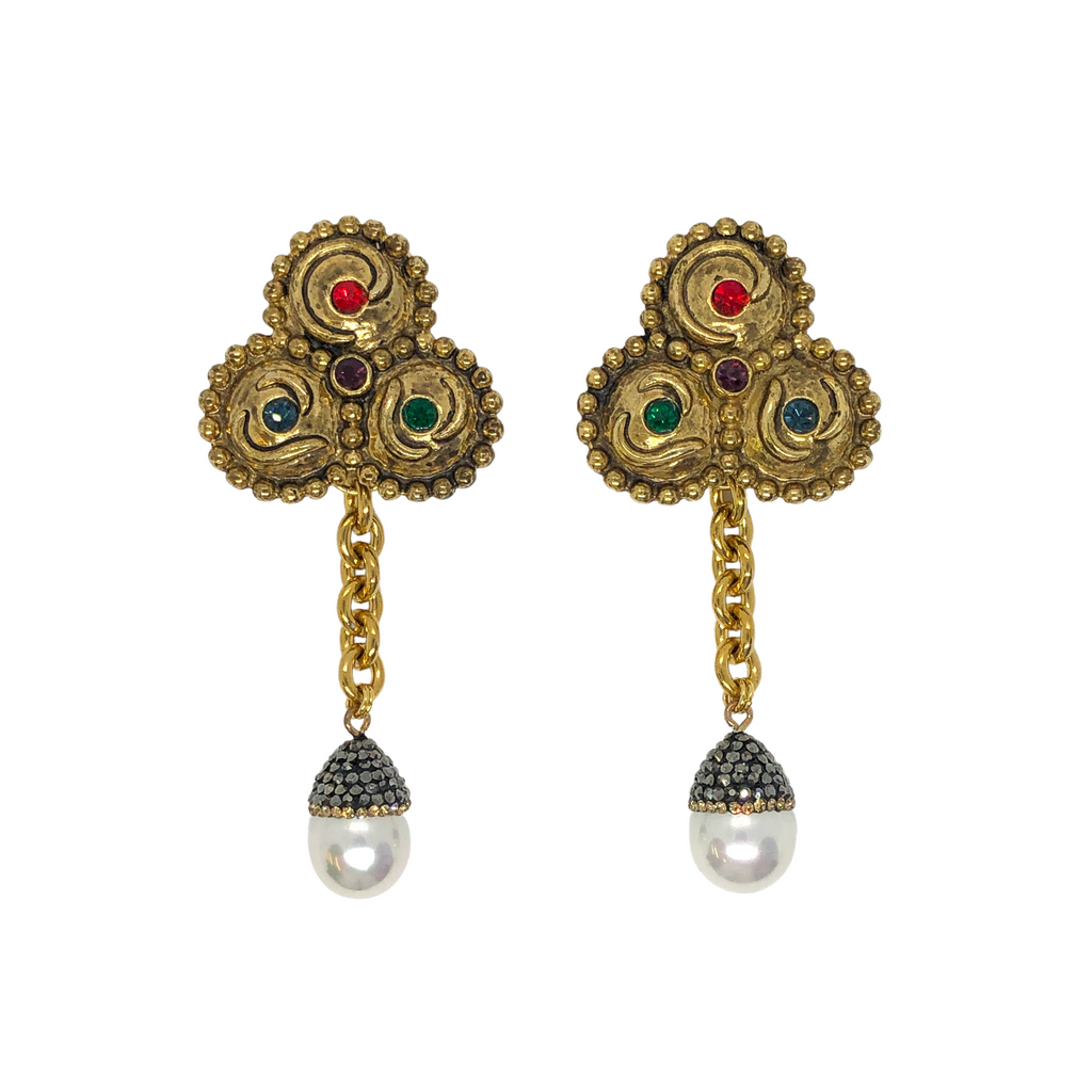 Damia Earrings | Anoushka Van Rijn NZ Jewellery Designer 