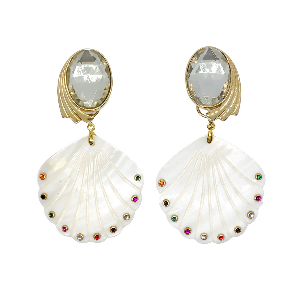 Diamond In The Rock Earrings | Anoushka Van Rijn NZ Jewellery Designer 