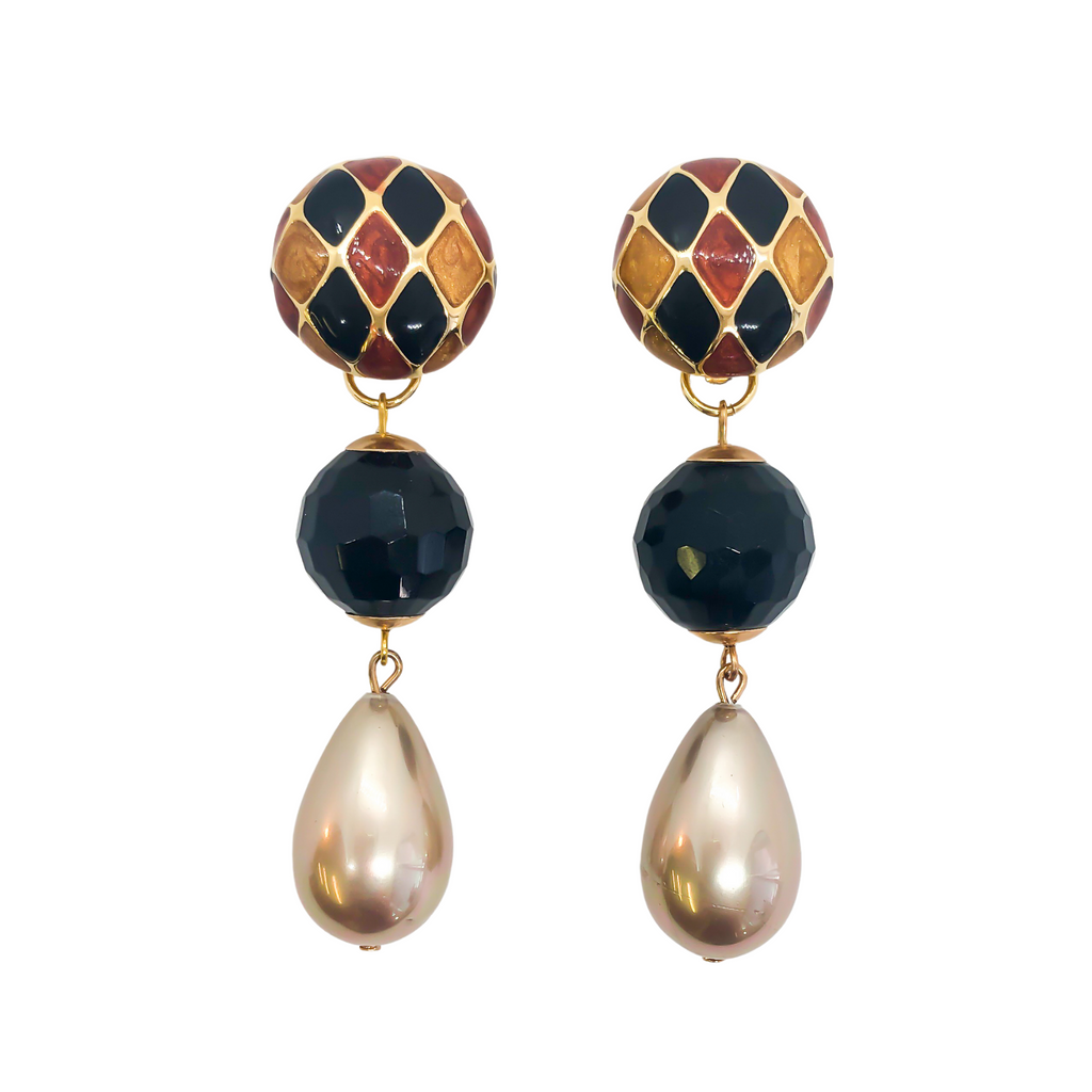 Ebony Earrings | Anoushka Van Rijn NZ Jewellery Designer 
