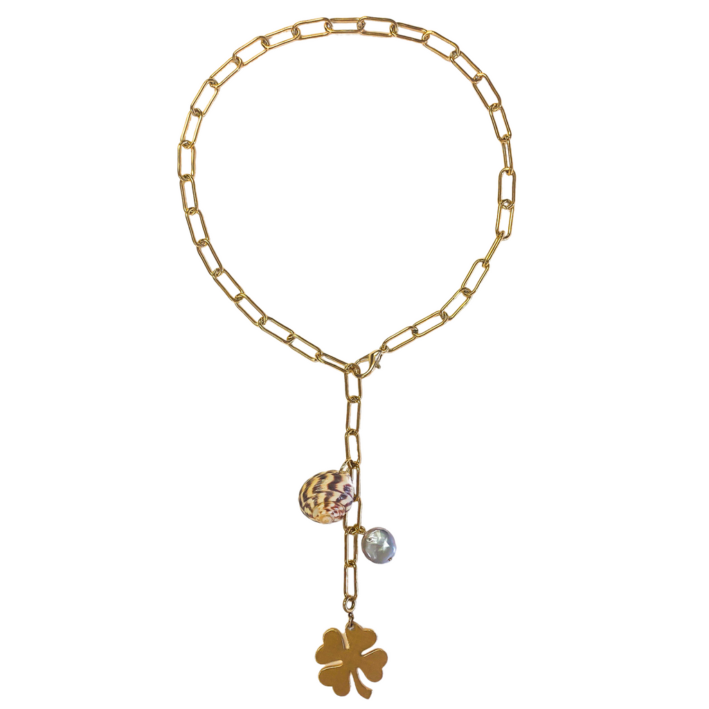 Lucky Charm Necklace | Anoushka Van Rijn NZ Jewellery Designer 