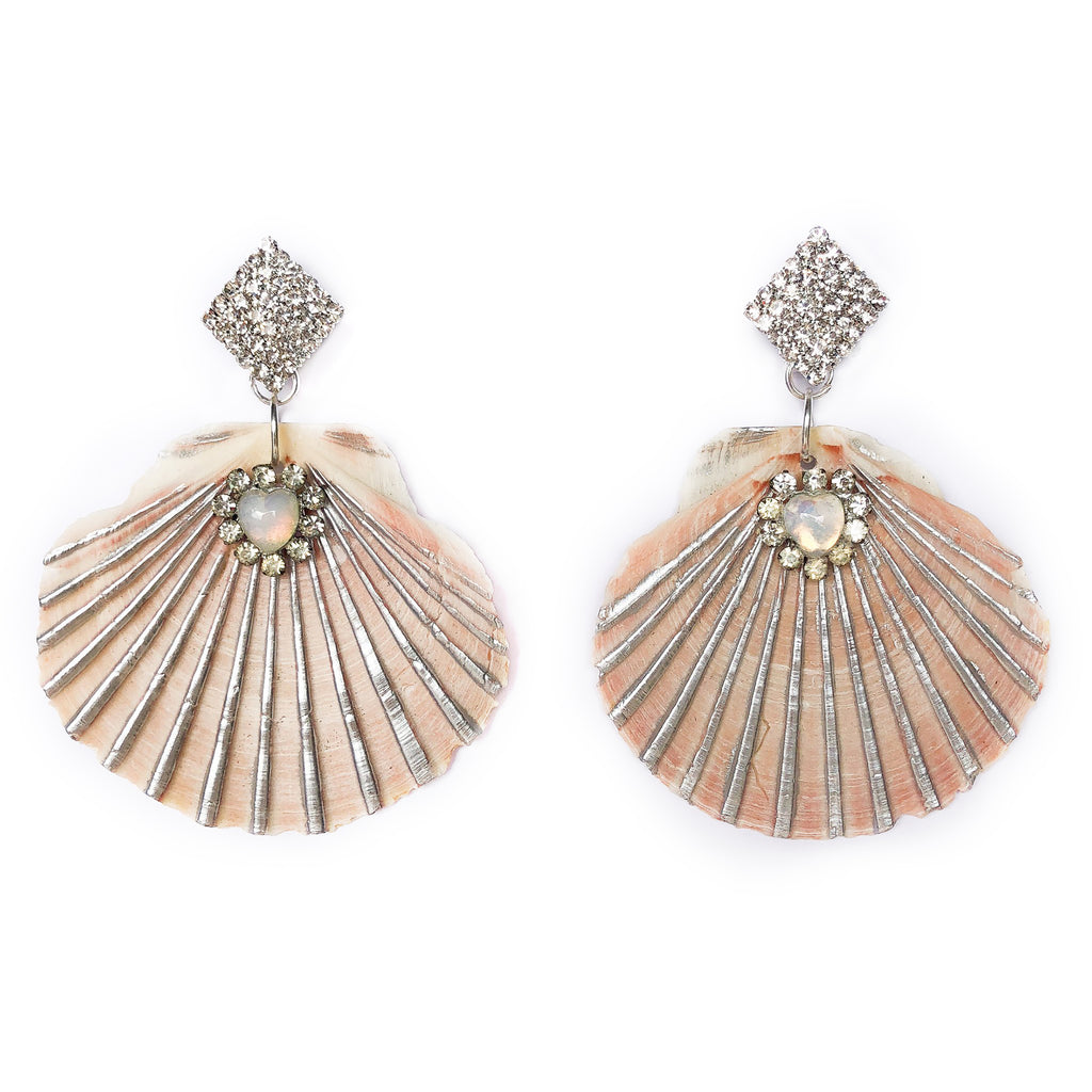 Opal Love Earrings | Anoushka Van Rijn NZ Jewellery Designer 