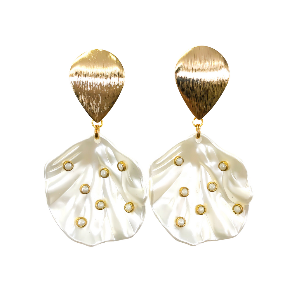 Shell Earrings | Anoushka Van Rijn NZ Jewellery Designer 